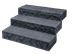 Blockstufen Basalt Takeda bossiert freigestellt