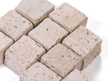 Pflastersteine Travertin Medium Select Detail