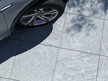 Feinsteinzeugplatten Steinoptik Classic_Grey_Galerie 1 Anschnitt Auto