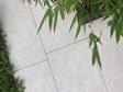 Travertinoptik-Platten Siena mit Pflanze