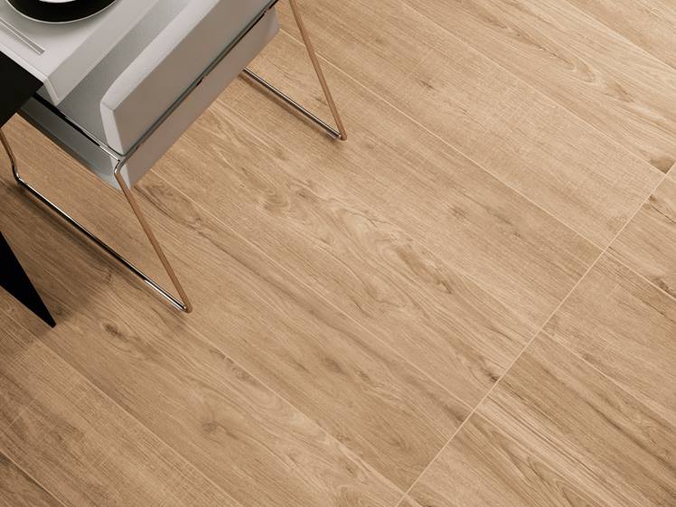 Holzoptik Fliesen Scandi Oak von oben