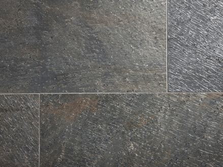 Quarzit-Fliesen Deoli Green, Nahaufnahme der Fugen