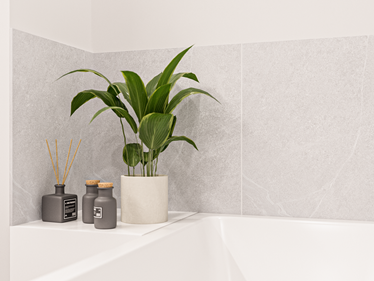 Fliesen Brooklyn grey ueber BAdewanne