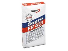 Ein Sack Flexkleber grau für die Verlegung von Fliesen