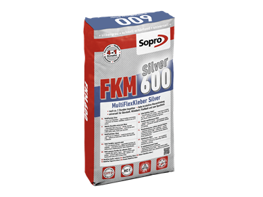 Ein Sack Multiflexkleber für die Verlegung von Fliesen