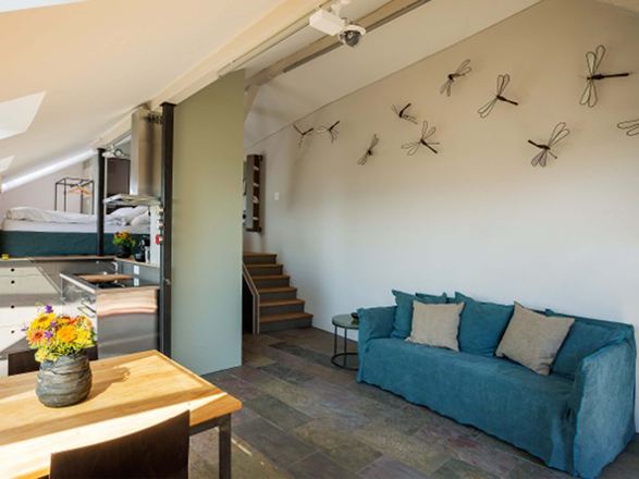 Buntschiefer Im Gasteloft Stonenaturelle Stilvolle Natursteine