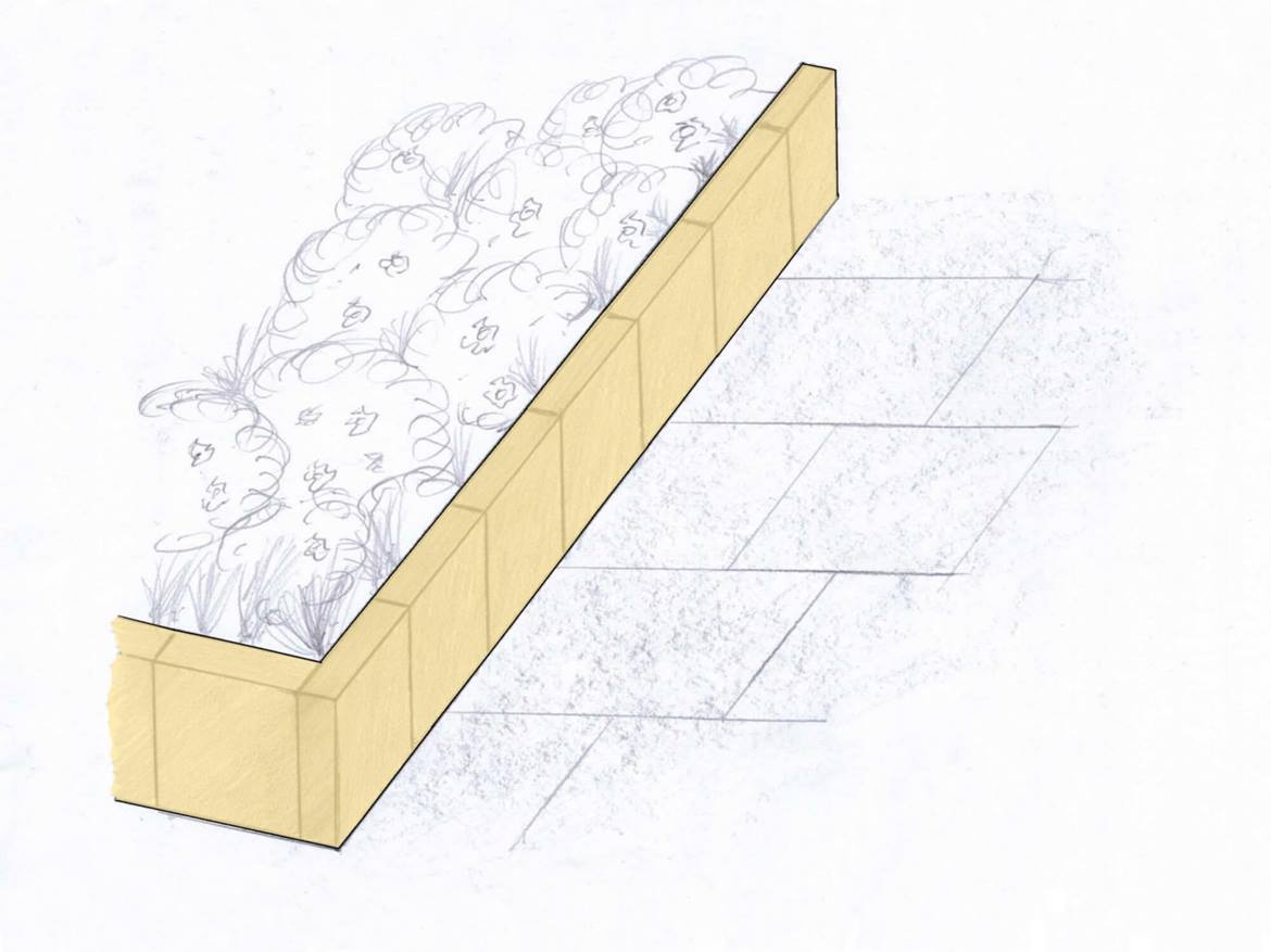 Grafik Beeteinfassung