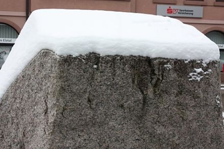 Hartgesteine wie Granit trotzen Schnee und Eis