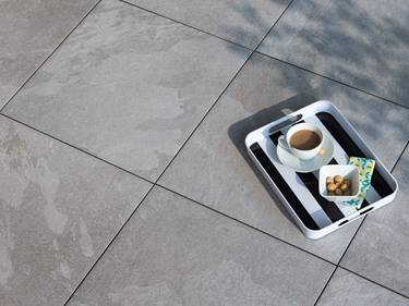 Terrassenplatten Alpine Grey Schieferoptik Stonenaturelle