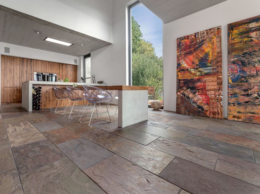 Schiefer Fliesen Stonenaturelle Traumhafte Natursteinboden